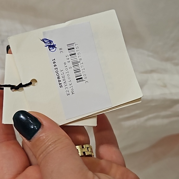 SANDROLinen-Blend Mini Dress - Picture 8 of 8